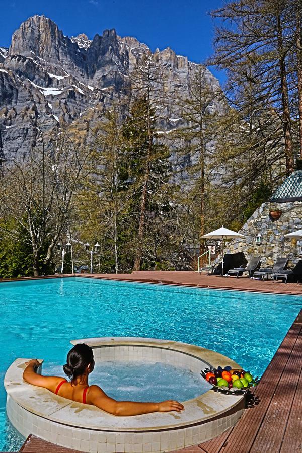 Residence Les Sources Des Alpes Leukerbad Bagian luar foto
