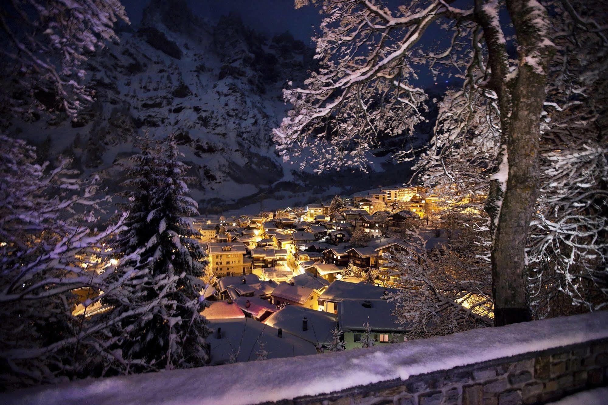 Residence Les Sources Des Alpes Leukerbad Bagian luar foto